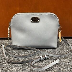 Michael Kors, Pale Blue, Kelsey Small Crossbody Purse, NWT